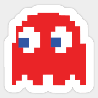 Pacman ghost Sticker